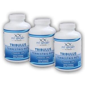 FitSport Nutrition 3x Tribulus Terrestris 90% + Vitamin B6 + Zinc 240 caps