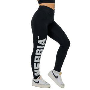 Nebbia Fitness legíny s vysokým pasem GLUTE CHECK 613 - L - modrá