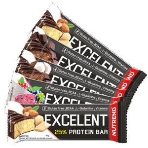 Excelent Protein Bar 40g 4+1 40g - Čokoláda, Nugát
