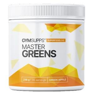 GymSupps Master Greens 216g - Zelené jablko