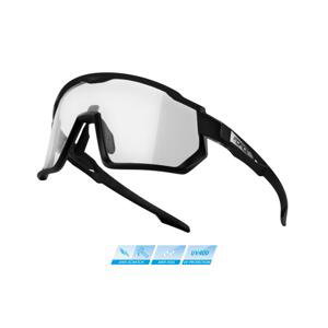 Force DRIFT černé cyklistické brýle - fotochrom+černé sklo SADA
