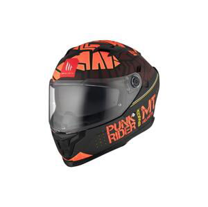 MT Helmets BRAKER SV PUNK RIDER B5 červeno-černá - L 59-60 cm