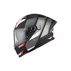 MT Helmets BRAKER CHENTO B0 černo-šedo-bílá - M 57-58 cm