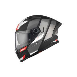 MT Helmets BRAKER CHENTO B0 černo-šedo-bílá - L 59-60 cm