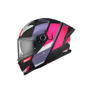MT Helmets BRAKER CHENTO B9 růžovo-fialovo-bílá - S 55-56 cm