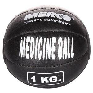 Merco Black Leather kožený medicinální míč POUZE 4 kg (VÝPRODEJ)