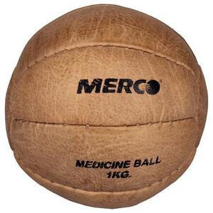 Merco Leather kožený medicinální míč POUZE 1 kg (VÝPRODEJ)