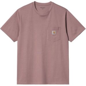 TRIKO CARHARTT WIP Pocket S/S - růžová