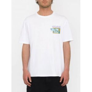 TRIKO VOLCOM Frenchsurf Pw S/S - bílá