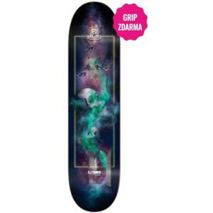 SK8 DESKA BDSKATECO New Cosmos LOCK Skul - černá