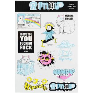 SAMOLEPKY RIPNDIP FAN FAVE STICKER SHEET - bílá