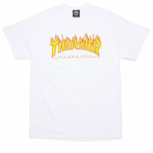 TRIKO THRASHER FLAME SS - bílá