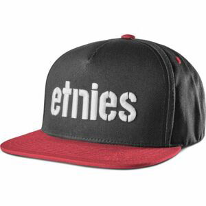 KŠILTOVKA ETNIES Corp Snapback - černá