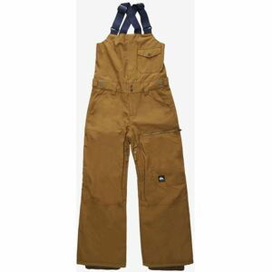 KALHOTY SNB QUIKSILVER UTILITY BIB KIDS - hnědá