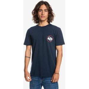 TRIKO QUIKSILVER QUIK PRO FRANCE S/S - modrá