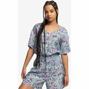 OVERAL QUIKSILVER LENORA WOVEN ROMPER WM - fialová