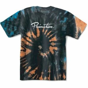 TRIKO PRIMITIVE NUEVO TIE DYE - černá