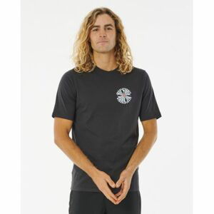 LYKRA RIP CURL SWC PSYCHE CIRCLES S/S - černá