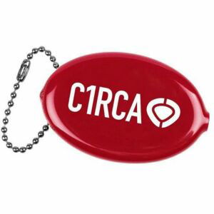 C1RCA DIN ICON COIN HOLDER - červená