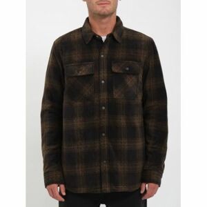 KOŠILE VOLCOM Bowered Fleece L/S - hnědá