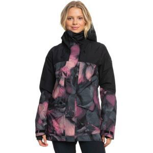 BUNDA ROXY GORE-TEX GLADE PRINTED - černá