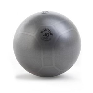 LEDRAGOMMA TONKEY SOFFBALL Maxafe míč 30 cm, šedo-stříbrná