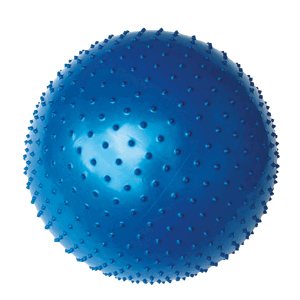 YATE Gymball - 65 cm s výstupky  modrý