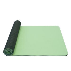 YATE Yoga Mat dvouvrstvá, materiál TPE  sv.zelená/tm.zelená