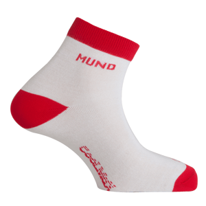 MUND CYCLING/RUNNING ponožky bílo/červené Typ: 41-45 L