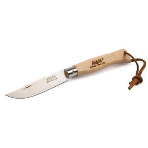 MAM Douro 2081 Zavírací nůž s koženým poutkem - buk, BOX 8,3 cm