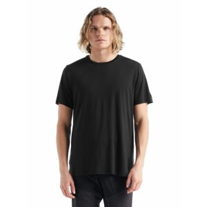 Pánské merino triko krátký rukáv ICEBREAKER Mens Sphere II SS Tee, Black velikost: L