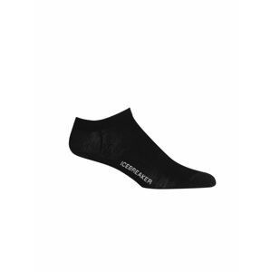 Dámské merino ponožky ICEBREAKER Wmns Lifestyle Fine Gauge No Show, Black/Snow velikost: S