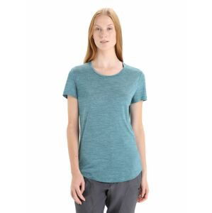 ICEBREAKER Wmns Sphere II SS Tee, Green Glory Heather velikost: XS