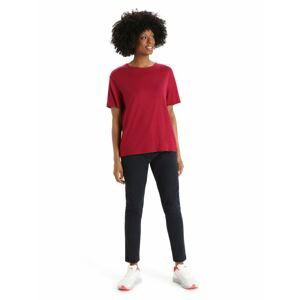 Dámské triko krátký rukáv ICEBREAKER Wmns Granary SS Tee, Cherry velikost: XS