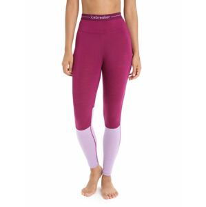 ICEBREAKER Wmns 125 ZoneKnit™ Leggings, Go Berry/Purple Haze velikost: S