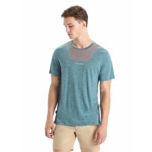 ICEBREAKER Mens Sphere II SS Tee Hitt, Green Glory Heather velikost: XXL