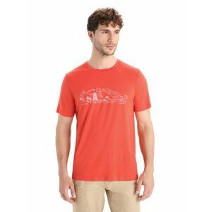 ICEBREAKER Mens Tech Lite II SS Tee Nature Sprint, Vibrant Earth velikost: XS