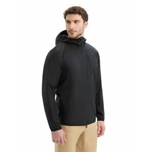 ICEBREAKER Mens Shell+™ Cotton Windbreaker, Black velikost: L