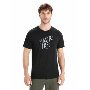 ICEBREAKER Mens Tech Lite II SS Tee IB Natural, Black velikost: L