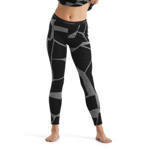 Dámské spodky ICEBREAKER Wmns 250 Vertex Leggings  Landscapes, Black/J velikost: L