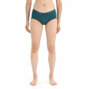 ICEBREAKER Wmns Sprite Hot pants, Green Glory velikost: L