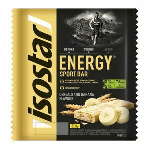 Isostar ENERGY SPORT BAR 3x40g BANÁN a CEREÁLIE