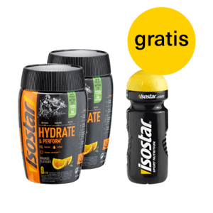 Isostar HYDRATE & PERFORM 2x 400G POMERANČ + BIDON GRATIS