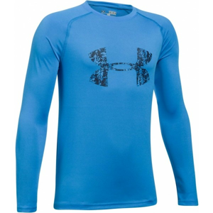 Under Armour BIG LOGO LS TEE modrá XS - Chlapecké triko