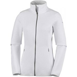 Columbia ROFFE RIDGE FULL ZIP FLEECE Dámská fleecová mikina, bílá, velikost M