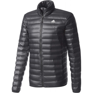 adidas VARILITE DOWN JACKET Pánská bunda, Černá,Bílá, velikost S