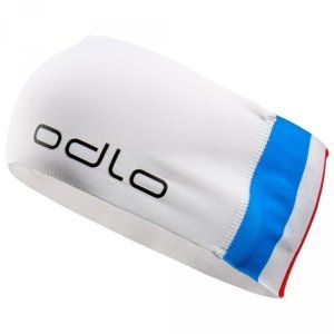 Odlo HEADBAND COMPETITION FAN WARM Čelenka, bílá, velikost UNI