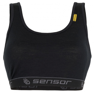 Sensor MERINO ACTIVE Podprsenka, černá, velikost S