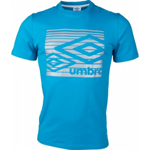 Umbro LINEAR LINES GRAPHIC TEE modrá M - Pánské tričko