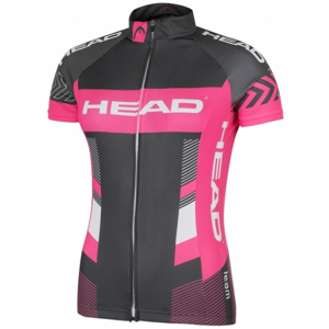 Head LADY JERSEY TEAM černá XS - Dámský cyklistický dres